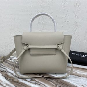 Celine Nano Belt Bag In Light Beige Grained Calfskin