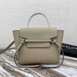 Celine Nano Belt Bag In Light Taupe Grained Calfskin