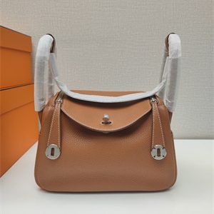 Lindy Bag Taurillon Clemence Leather 26/30CM Silver Tone Metal In Gold Color HS