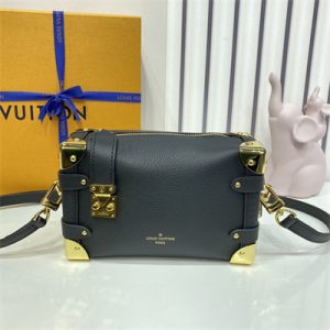 LV Side Trunk PM Bag Grained Calfskin Black M23817