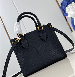 L.V ONTHEGO BB Monogram Empreinte Cowhide Leather M46993