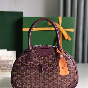 Goyard Saint Jeanne Medium Bowling Bag Burgundy