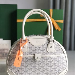 Goyard Saint Jeanne Medium Bowling Bag White