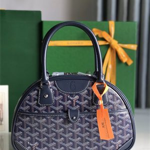 Goyard Saint Jeanne Medium Bowling Bag Navy
