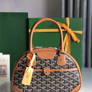 Goyard Saint Jeanne Medium Bowling Bag Brown