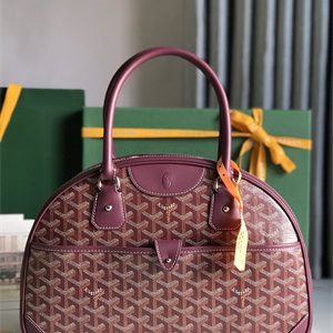 Goyard Saint Jeanne Large Bowling Bag Burgundy
