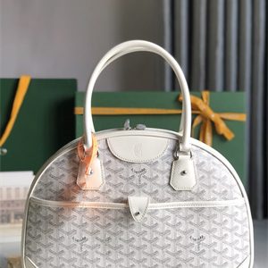 Goyard Saint Jeanne Large Bowling Bag White