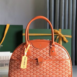 Goyard Saint Jeanne Large Bowling Bag Orange