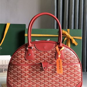 Goyard Saint Jeanne Large Bowling Bag Red