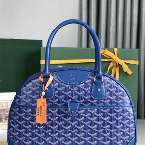 Goyard Saint Jeanne Large Bowling Bag Blue