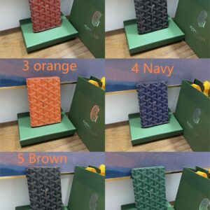 Grenelle Passport Cover Goyardine Canvas & Vauzelles Leather 11 Colors