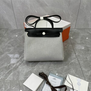 Her.mes Herbag 31 Canvas and Calfskin