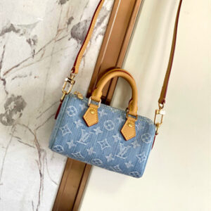 LV Nano Speedy Monogram Denim Sky Blue M11212