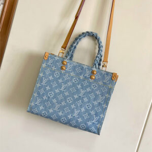 lV By The Pool Let Go PM Monogram Denim Sky Blue M24897