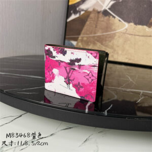 LV Slender Wallet Monogram Surfin’ coated canvas Purple  M83468