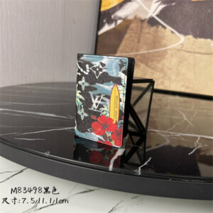 LV Pocket Organizer Monogram Surfin’ coated canvas Black M83498