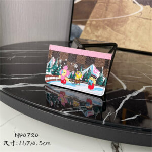 L.V Card Holder Vivienne Holidays Damier Ebene Canvas N40720