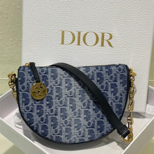 Diorstar Callisto Bag Blue Denim Dior Oblique Jacquard
