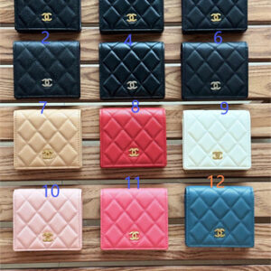 Chanel Wallet Grained Calfskin/Lambskin A84028