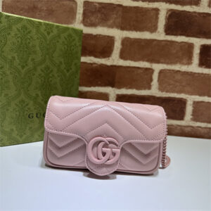 Gu.cci GG Marmont  Mini Bag Pink 476433