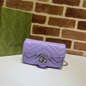 Gucci GG MARMONT  MINI BAG Purple 476433