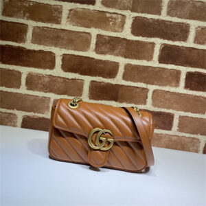 Gu.cci GG Marmont  Small  Shoulder Bag Brown 446744