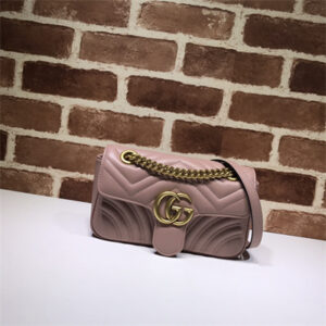 Gu.cci GG Marmont Small  Shoulder Bag Dusty Pink 446744