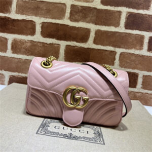 Gu.cci GG Marmont  Small  Shoulder Bag Pink 446744