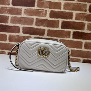 Gu.cci GG Marmont Small Shoulder Bag Grey 447632