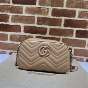 Gu.cci GG Marmont Small Shoulder Bag Rose Beige 447632