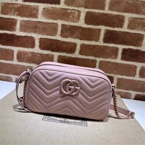 Gu.cci GG Marmont Small Shoulder Bag Pink 447632