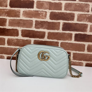 Gu.cci GG Marmont Small Shoulder Bag Lt Green 447632