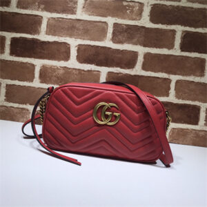 Gu.cci GG Marmont Small Shoulder Bag Red 447632