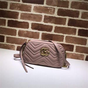 Gu.cci GG Marmont Small Shoulder Bag Dusty Pink  447632