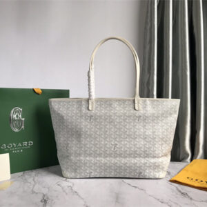 Goyard Artois MM Bag Goyardine Canvas & Chevroches Calfskin