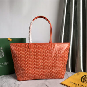 Goyard Artois MM Bag Goyardine Canvas & Chevroches Calfskin