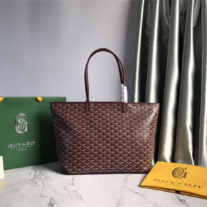 Goyard Artois MM Bag Goyardine Canvas & Chevroches Calfskin