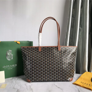Goyard Artois MM Bag Goyardine Canvas & Chevroches Calfskin