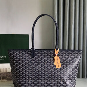 Goyard Artois PM Bag Goyardine Canvas & Chevroches Calfskin