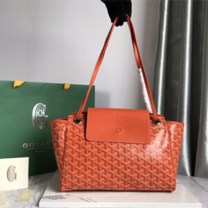 Goyard Rouette Souple Bag Goyardine Canvas & Chevroches Calfskin