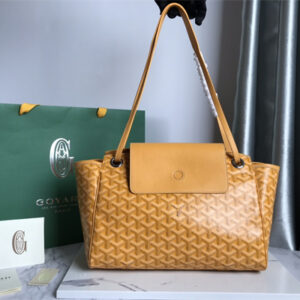 Goyard Rouette Souple Bag Goyardine Canvas & Chevroches Calfskin