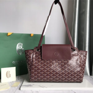 Goyard Rouette Souple Bag Goyardine Canvas & Chevroches Calfskin
