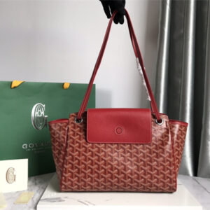 Goyard Rouette Souple Bag Goyardine Canvas & Chevroches Calfskin