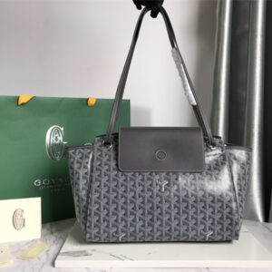 Goyard Rouette Souple Bag Goyardine Canvas & Chevroches Calfskin