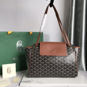 Goyard Rouette Souple Bag Goyardine Canvas & Chevroches Calfskin