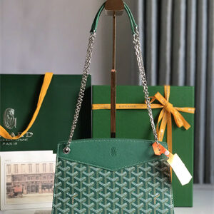 Goyard Rouette Structure PM Bag In Goyardine Canvas & Chevroches Calfskin