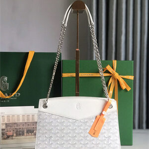 Goyard Rouette Structure PM Bag In Goyardine Canvas & Chevroches Calfskin