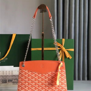 Goyard Rouette Structure PM Bag In Goyardine Canvas & Chevroches Calfskin