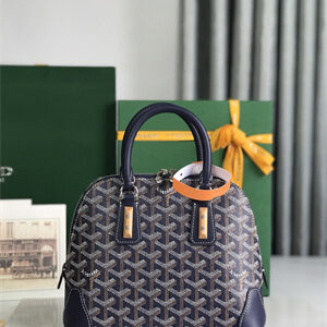 Goyard Vendome Mini Bag In Goyardine Canvas & Chevroches Calfskin