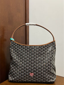 Goyard Bohème Hobo Bag Goyardine Canvas & Chevroches Calfskin